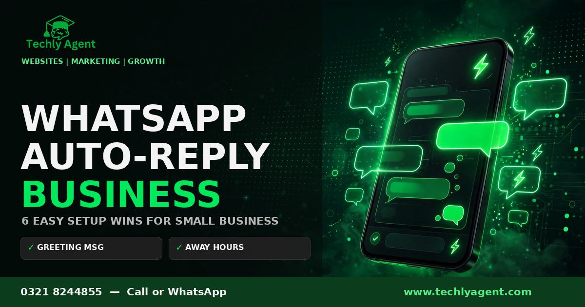 WhatsApp auto reply business setup — automatic replies for small business customers