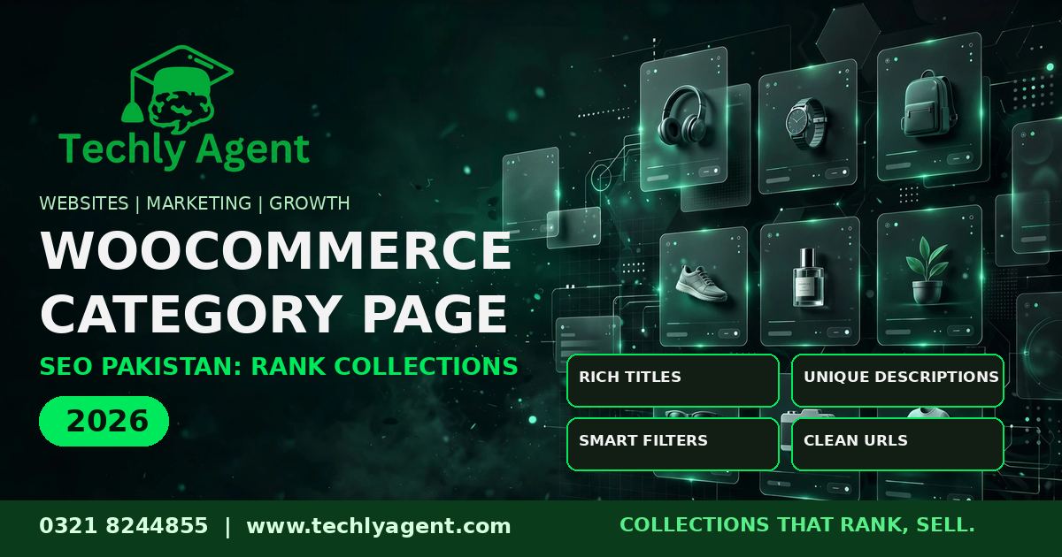 WooCommerce category SEO Pakistan 2026
