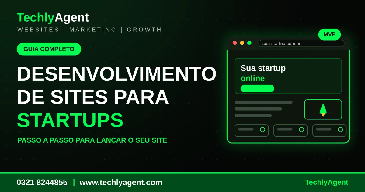 desenvolvimento de sites para startups