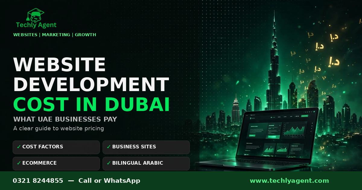 Website development cost in Dubai — price guide for UAE businesses