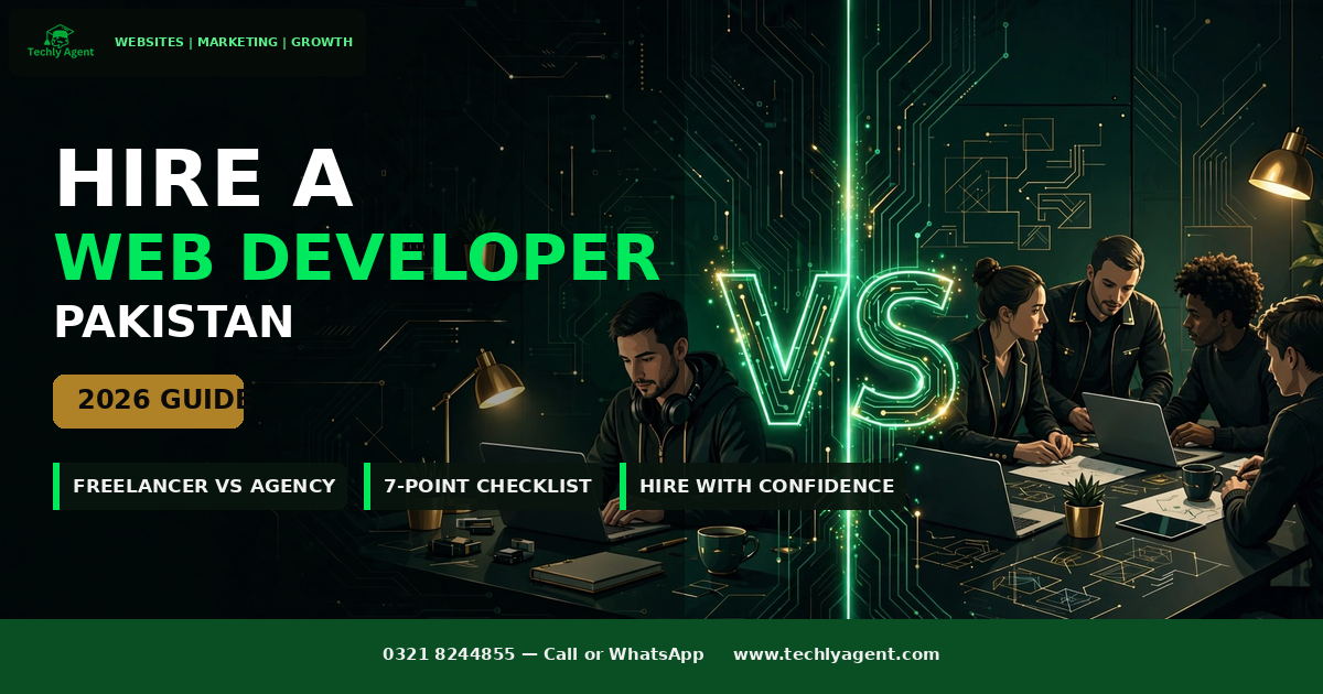 Hire web developer Pakistan 2026 guide for Karachi businesses