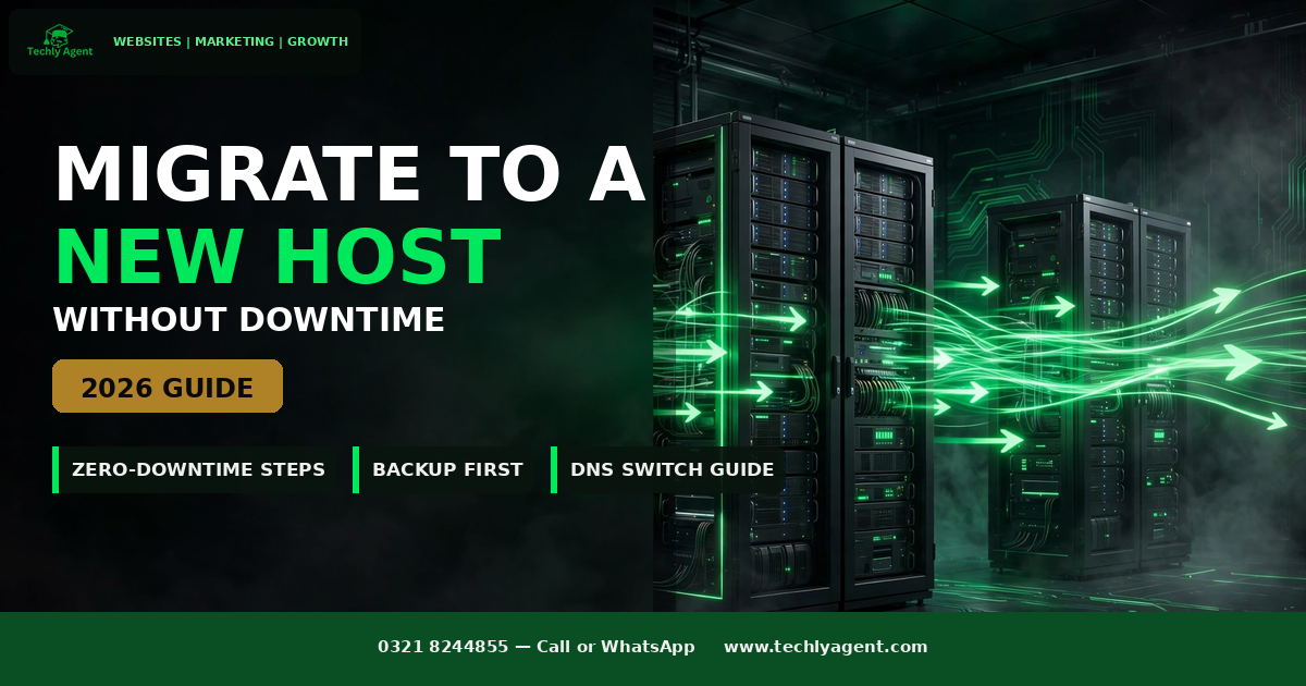 Migrate website to new host 2026 guide for Pakistani businesses