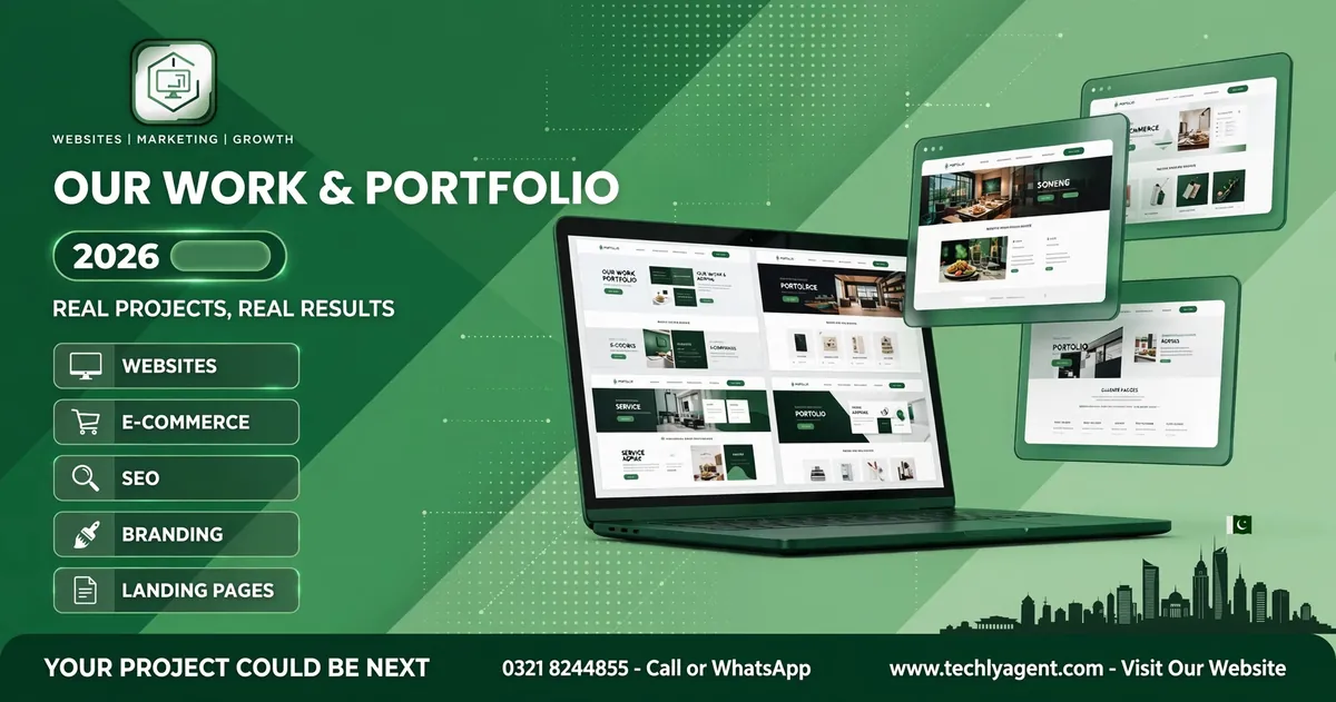 Web design portfolio Karachi 2026
