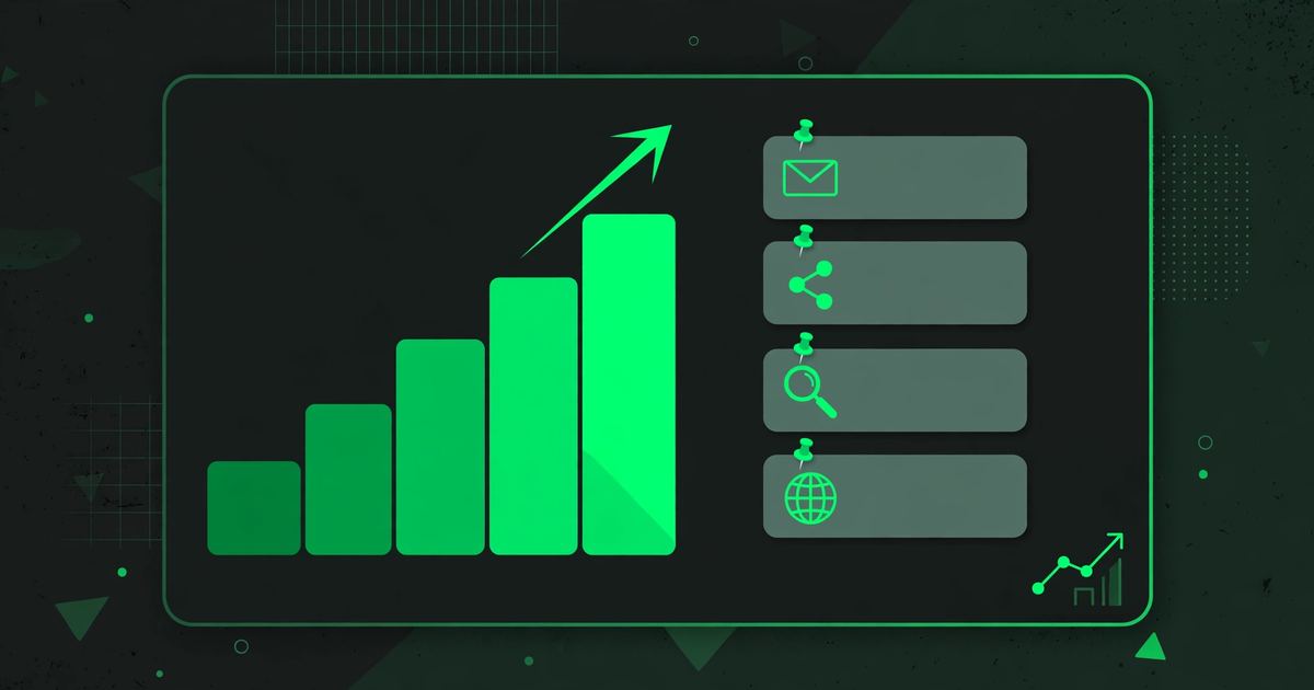 steps to marketing your business channels and growth chart