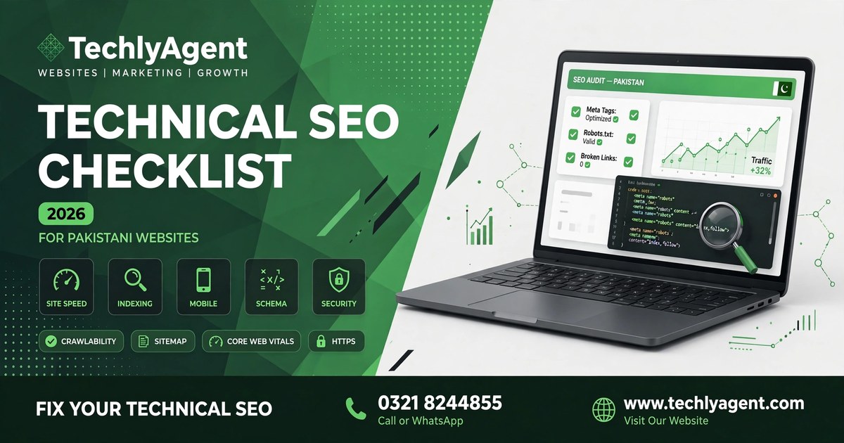 Technical SEO checklist Pakistan 2026