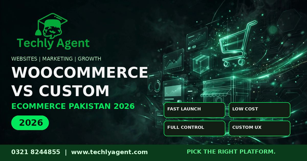 WooCommerce vs custom ecommerce Pakistan 2026